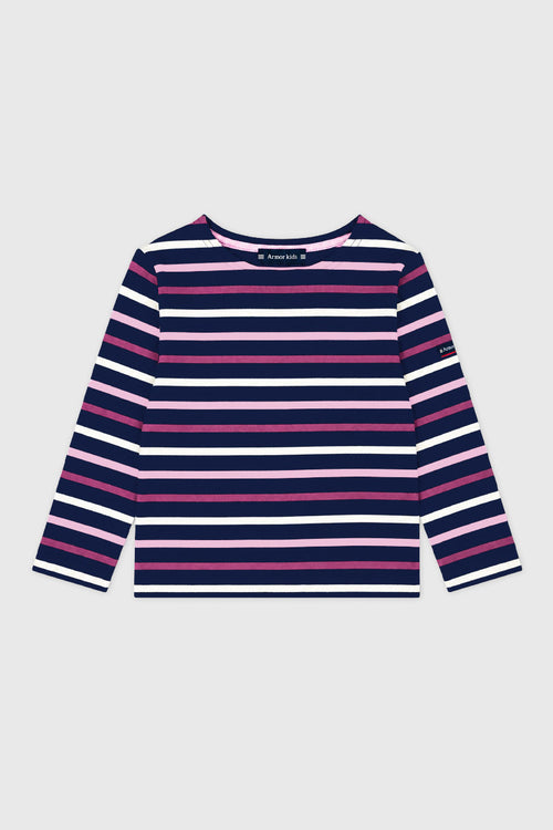 Kids 4-Colour Breton Stripe Top - Thick Cotton - Armor-lux - 1