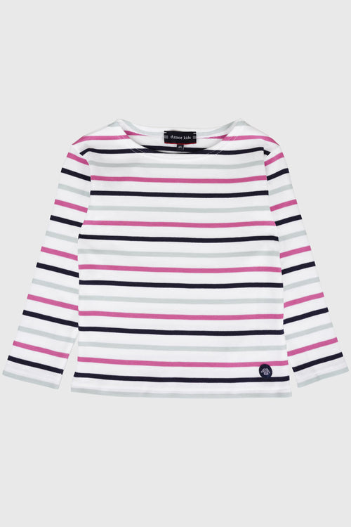 Marinière tricolore Kids - coton épais - Armor-lux - 1