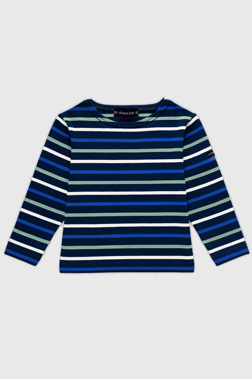4-colour Breton striped shirt - cotton - Armor-lux - 1