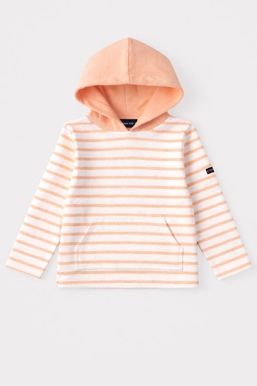 Marinière à capuche Kids - coton épais - Armor-lux - 1