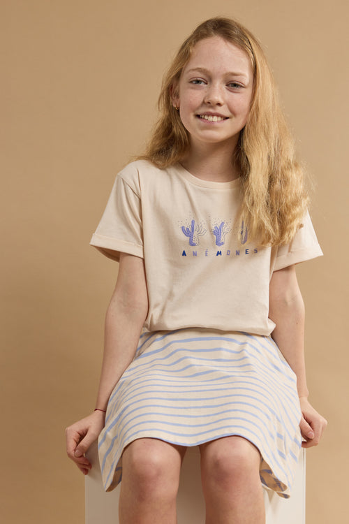 Loose T-Shirt „Anemonen“ Kids – leichte Baumwolle - Armor-lux - 1