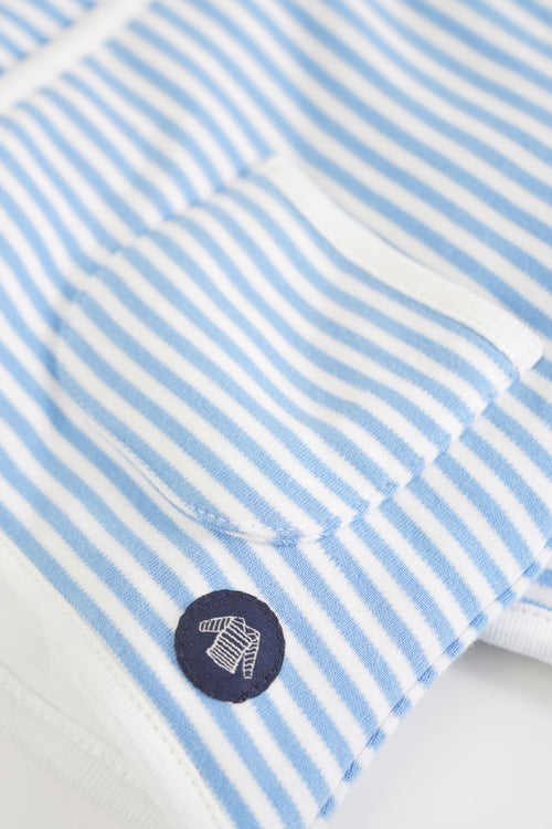 Veste molletonnée rayée Baby - coton épais - Armor-lux - 4