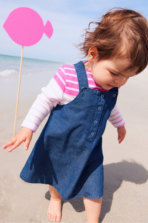 Baby-Kleid aus Jeansstoff - Armor-lux - 1
