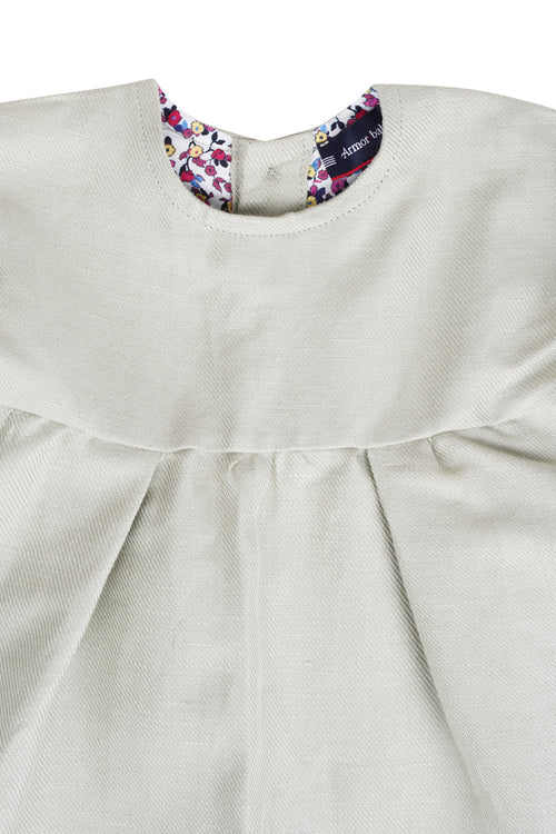 Kleid Baby - Leinen und Baumwolle - Armor-lux - 4