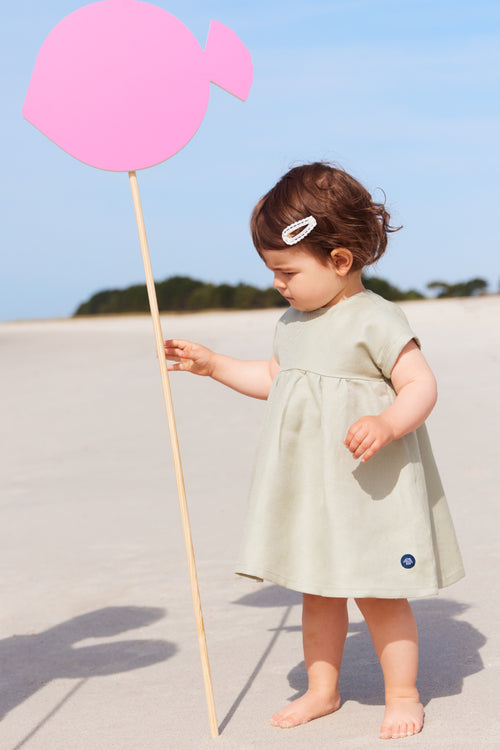 Kleid Baby - Leinen und Baumwolle - Armor-lux - 2