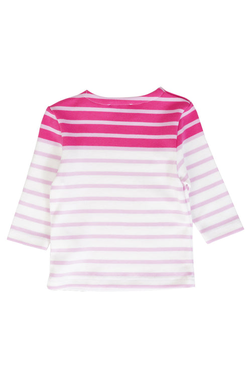 Baby two-colour Breton striped shirt - thick cotton - Armor-lux - 2