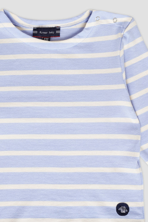 Baby long-sleeved Breton shirt - lightweight cotton - Armor-lux - 2