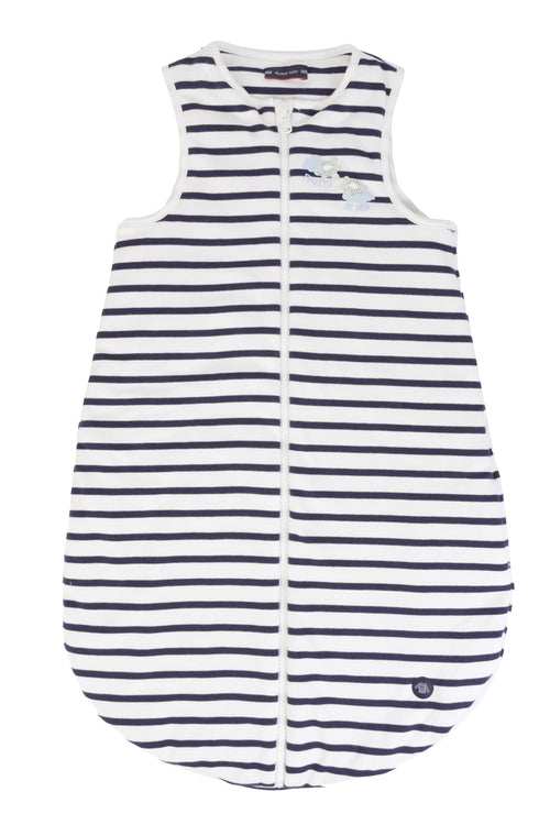 Gestreifter Baby-Schlafsack – dicke Baumwolle - Kinder