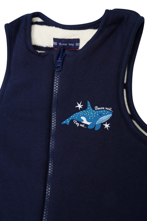 Gestreifter Baby-Schlafsack – dicke Baumwolle - Armor-lux - 3
