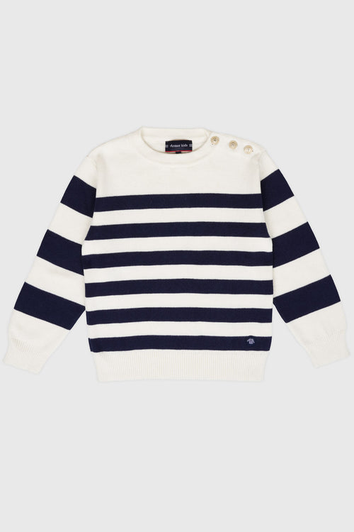 Pull marin Kids - coton et laine - Armor-lux - 1