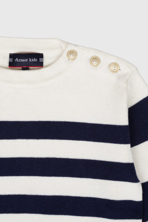 Kids sailor jumper - cotton and wool - Armor-lux - 2