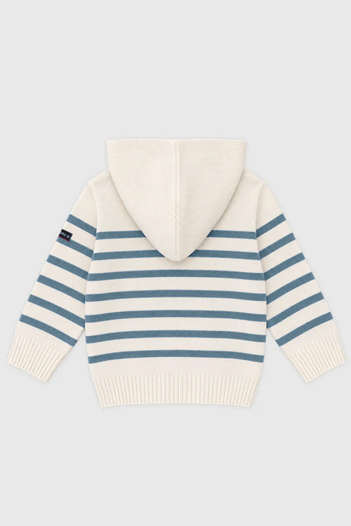 Baby Kapuzencardigan - Baumwolle und Merinowolle - Armor-lux - 2