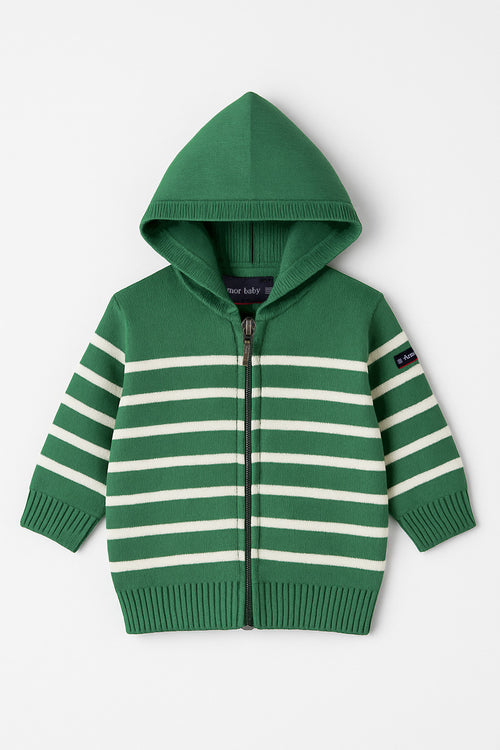 Cardigan à capuche Baby - coton - Armor-lux - 1