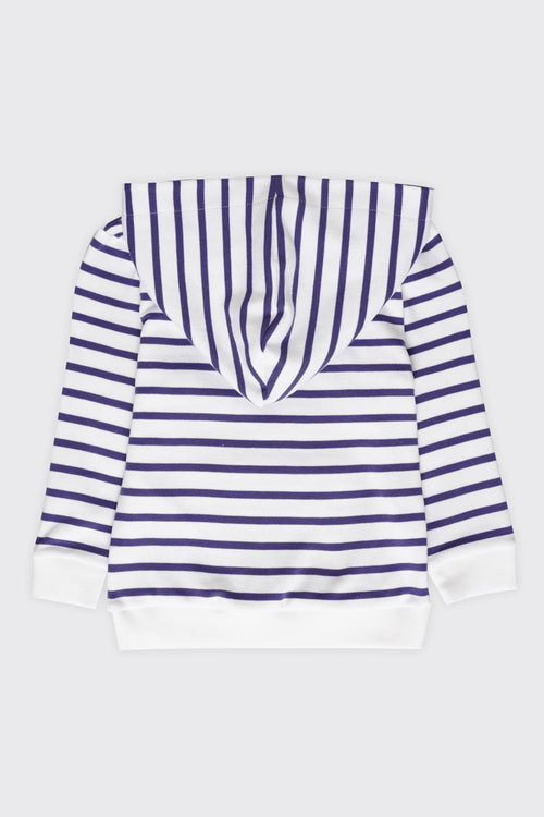 Sweat fishing time rayé à capuche Kids - coton - Armor-lux - 3