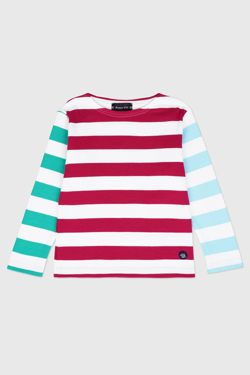 Matrosenshirt mit Muster Kids – dicke Baumwolle - Armor-lux - 1