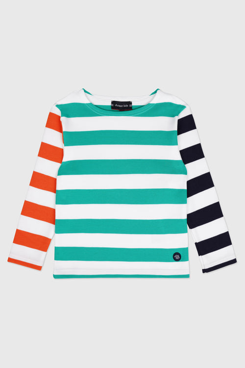 Matrosenshirt mit Muster Kids – dicke Baumwolle - Armor-lux - 1