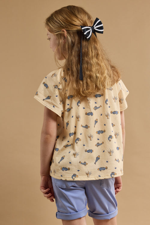 Top mit Aufdruck „Leben im Meer“ Kids – Baumwolle - Armor-lux - 2