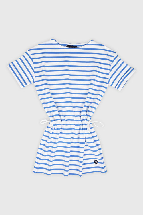 Gestreiftes Kleid KIDS – dicke Baumwolle - Armor-lux - 1