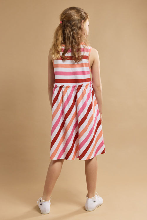 Robe rayée tricolore Kids - coton léger - Armor-lux - 4