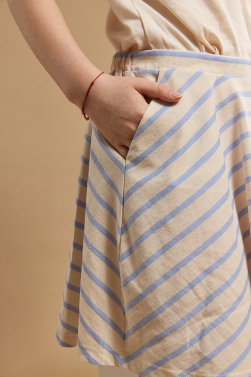 Kids striped skirt — light cotton - Armor-lux - 3