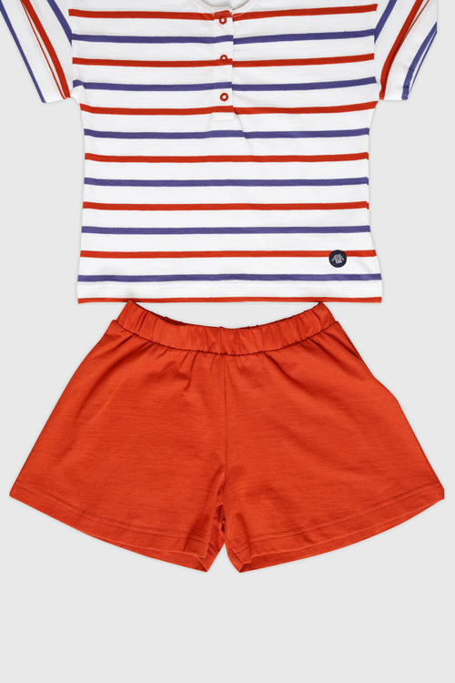 Ensemble pyjashort Kids- coton - Armor-lux - 2