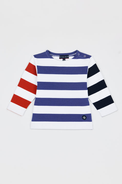 Marinière fantaisie Baby - coton épais - Armor-lux - 1