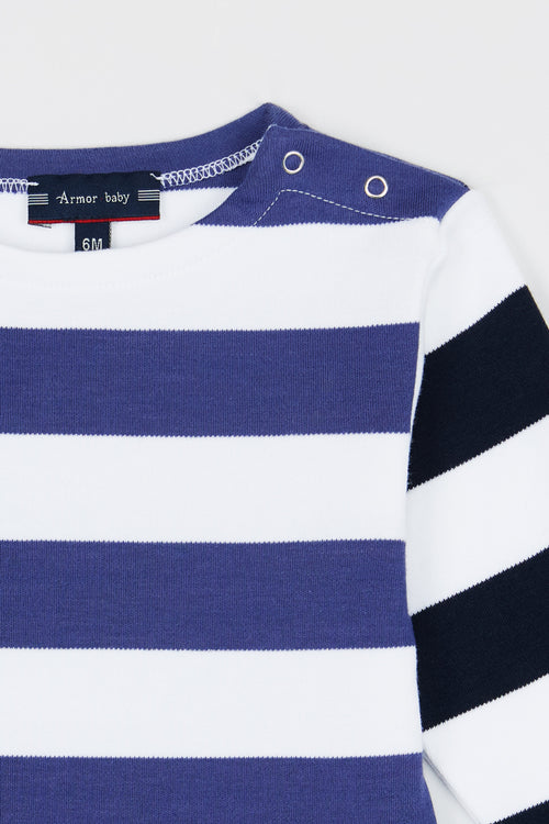Marinière fantaisie Baby - coton épais - Armor-lux - 2