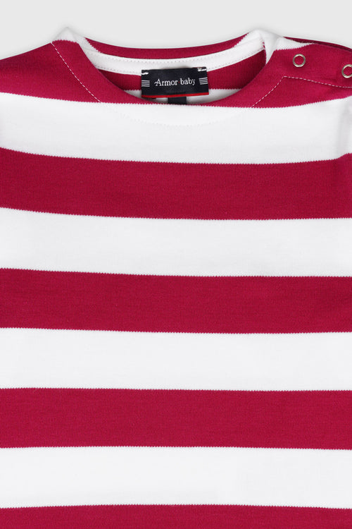 Matrosenshirt mit Muster Baby – dicke Baumwolle - Armor-lux - 2
