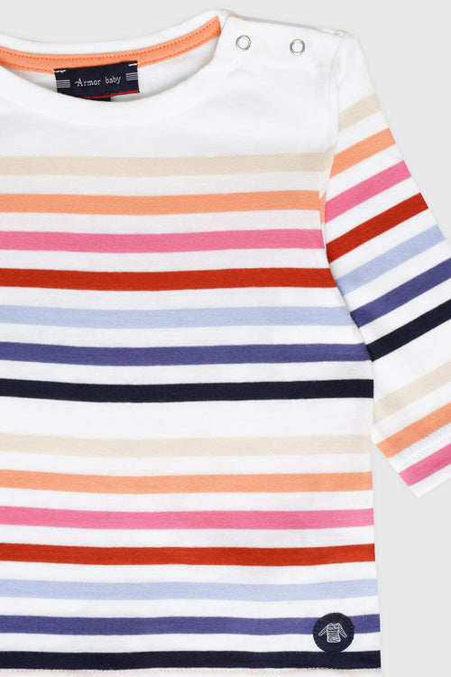 Marinière multicolore Baby- Coton - Armor-lux - 2