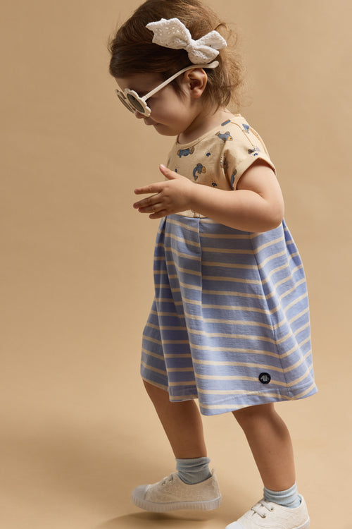 Short-sleeved dress for Baby - cotton - Armor-lux - 4