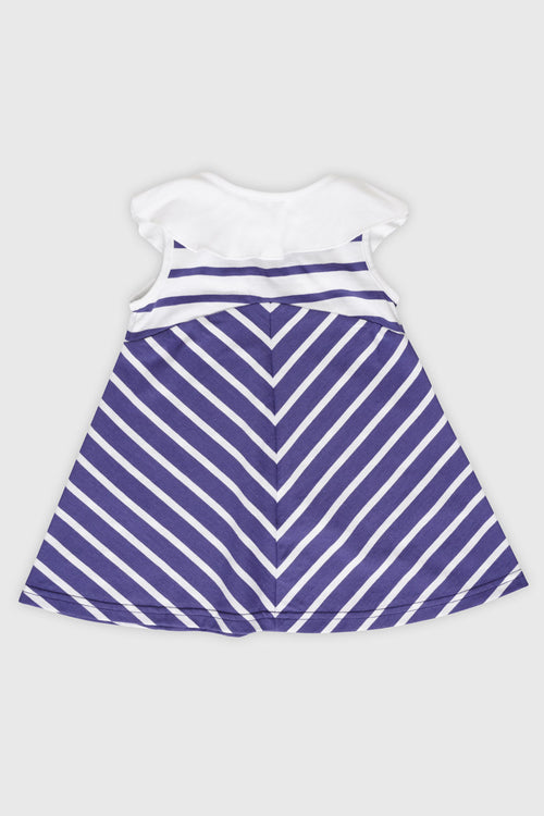 Baby sleeveless striped dress — light cotton - Armor-lux - 3