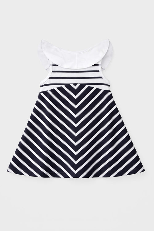 Gestreiftes Kleid Baby - leichte Baumwolle - Armor-lux - 2