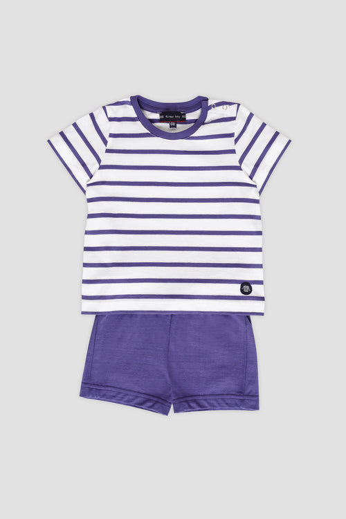Ensemble pyjashort Baby - coton léger - Armor-lux - 1