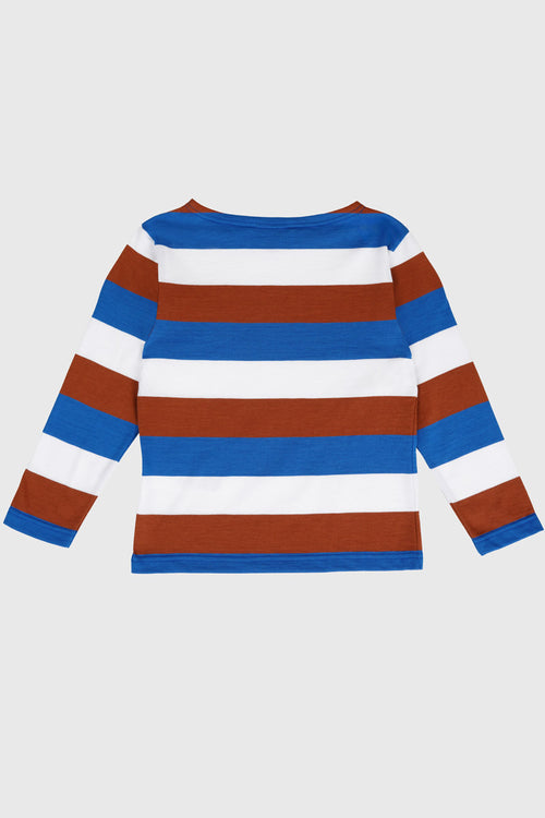 Matrosenshirt mit breiten Streifen Kids – leichte Baumwolle - Armor-lux - 2