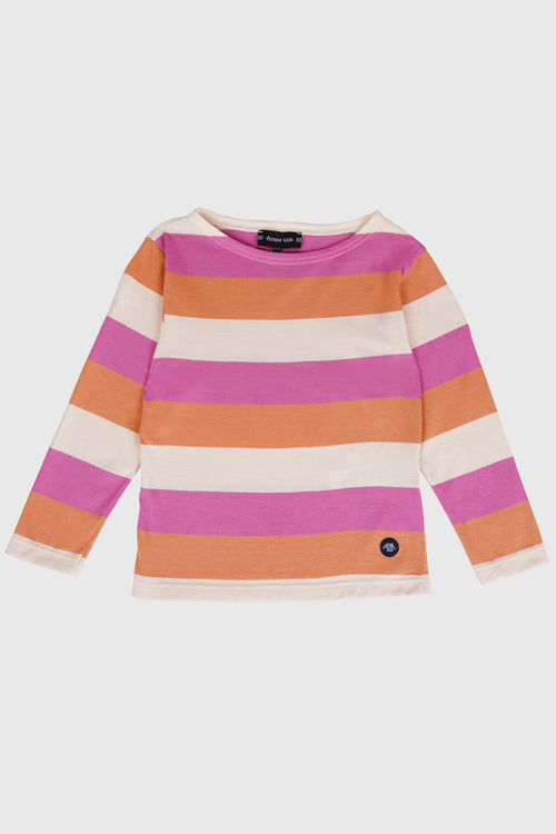 Marinière larges rayures Kids - coton léger - Armor-lux - 1