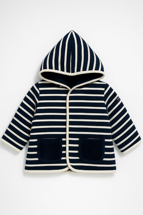 Veste à capuche réversible Baby - coton - Armor-lux - 1