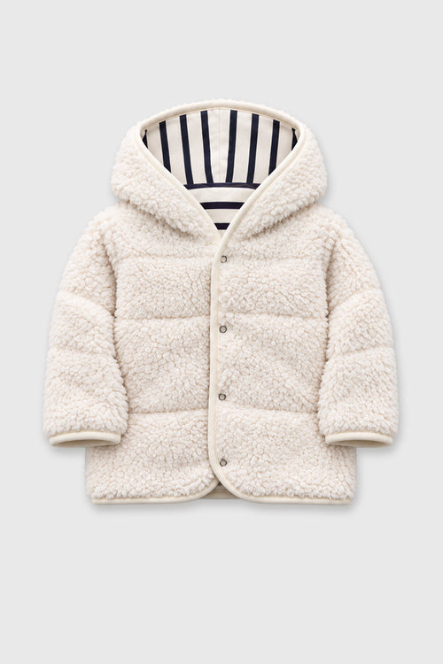 Baby Reversible Hooded Jacket - Cotton - Armor-lux - 2