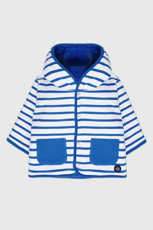 Baby reversible fleece jacket - thick cotton - Armor-lux - 1