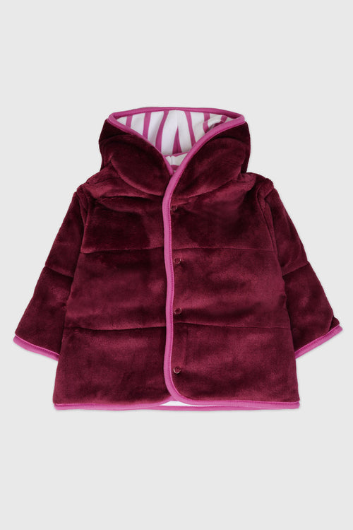 Baby reversible fleece jacket - thick cotton - Armor-lux - 3