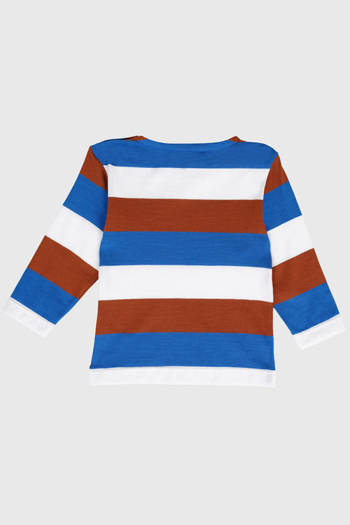 Baby wide striped Breton top - lightweight cotton - Armor-lux - 2
