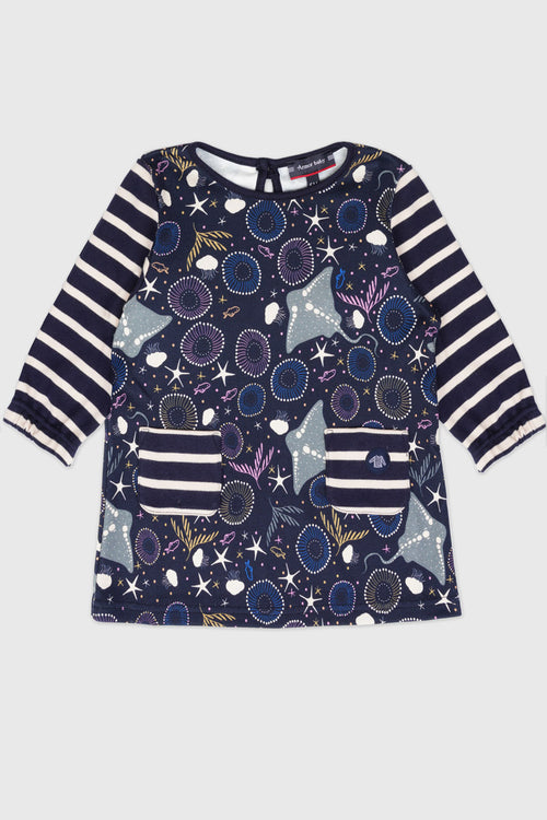 Cosmos Baby dress - thick cotton - Armor-lux - 1