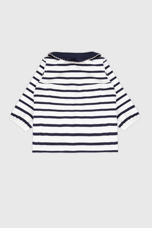 Baby striped pyjamas - thick cotton - Armor-lux - 2