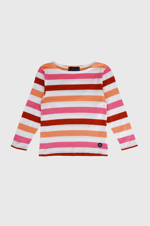 Multicoloured Kids Marinière - lightweight cotton - Armor-lux - 1