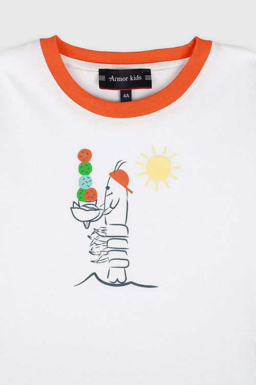 Kids ‘ Lobster’ T-shirt - lightweight cotton - Armor-lux - 2