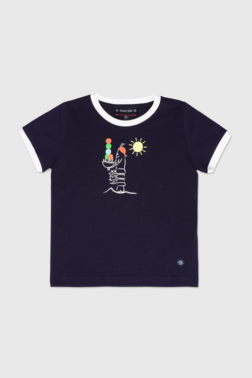 Kids ‘ Lobster’ T-shirt - lightweight cotton - Armor-lux - 1