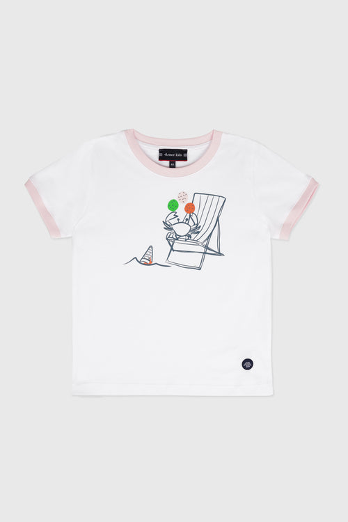 Kids ‘ Crab’ T-shirt - lightweight cotton - Armor-lux - 1