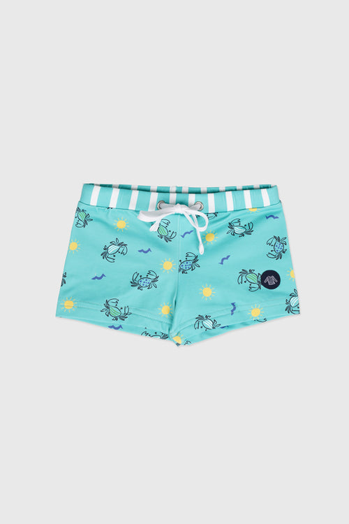 Badeboxer mit Krabbenmuster Kids - Armor-lux - 1