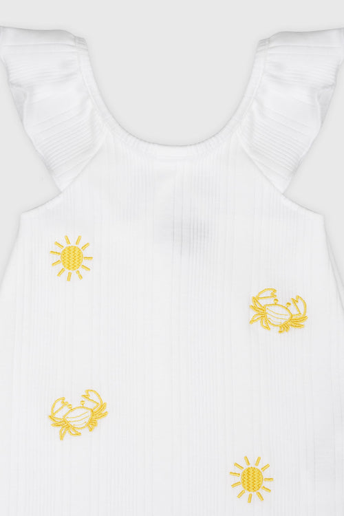 Ärmelloses Kleid Baby - Baumwolle - Armor-lux - 2