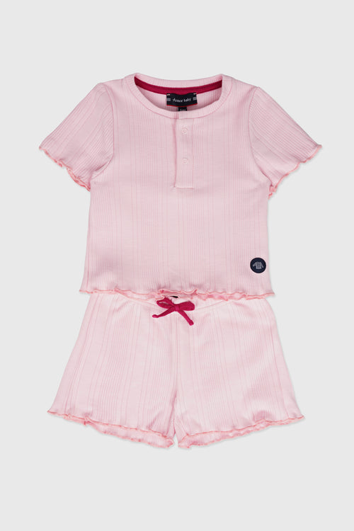 Pyjashort set - ribbed interlock - Armor-lux - 1