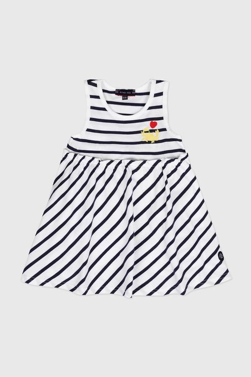 Baby sleeveless striped dress - Armor-lux - 1